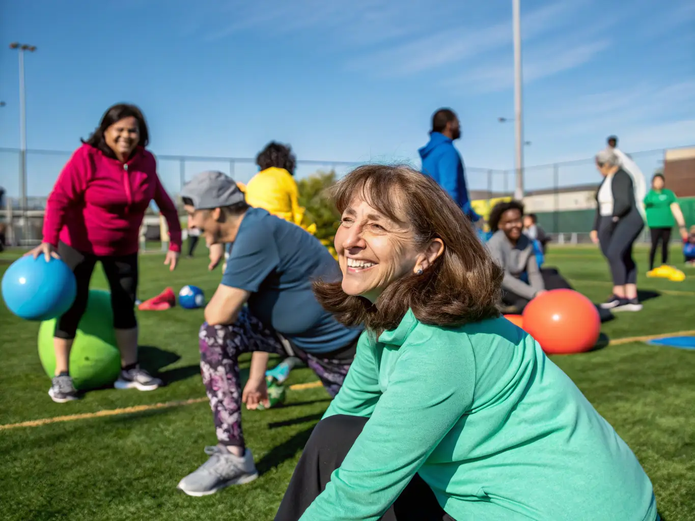 Individuals with disabilities participating in adaptive sports, highlighting the organization's commitment to inclusivity and accessibility.